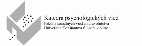 Katedra psychologických vied